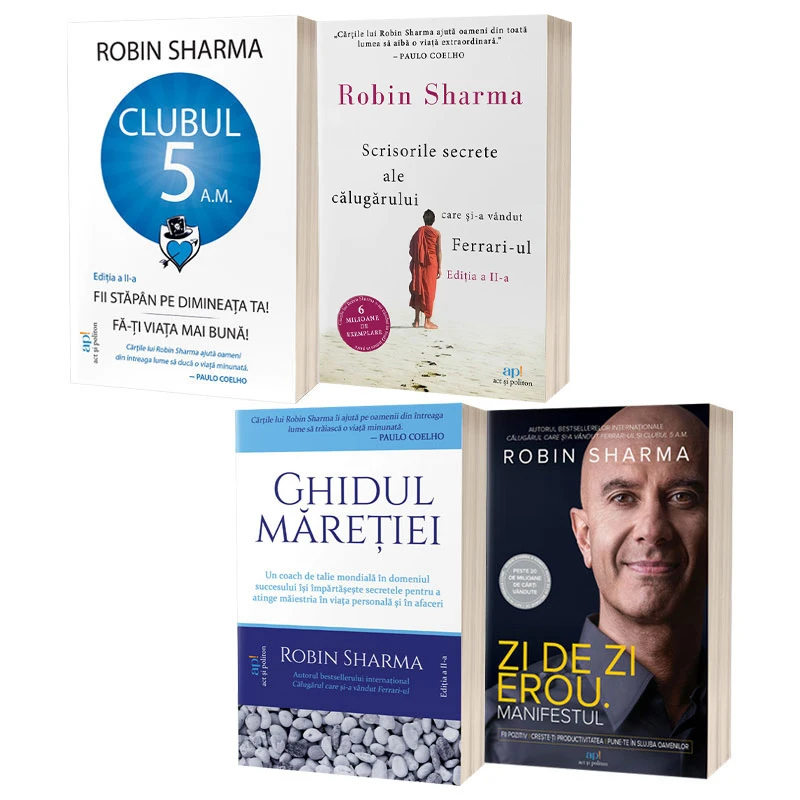 Pachet cărți Robin Sharma